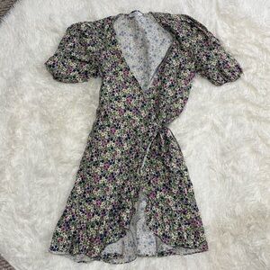 & Other Stories Linen Wrap Blouse